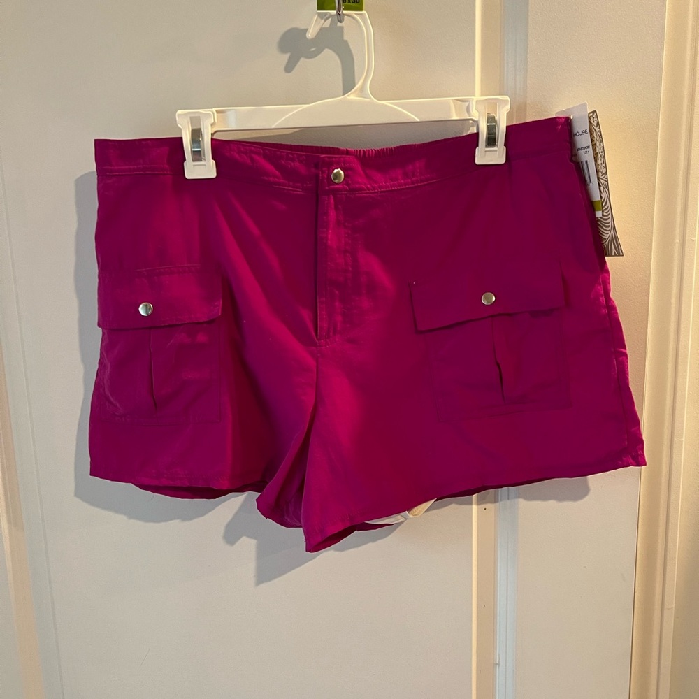 Beach House Magenta board Shorts. Size 14